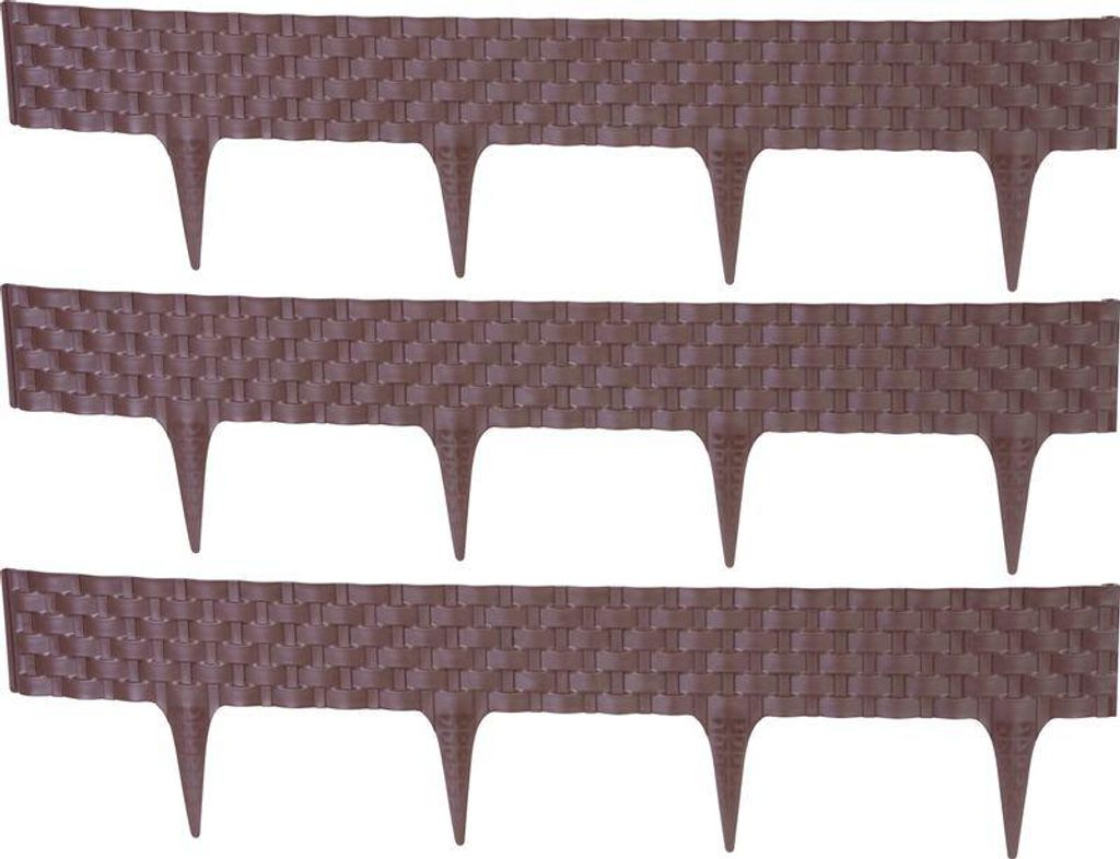 Palisata RattanPalisade, L-2,40 m, marrone scuro, conf. 3 Immagine del prodotto 
