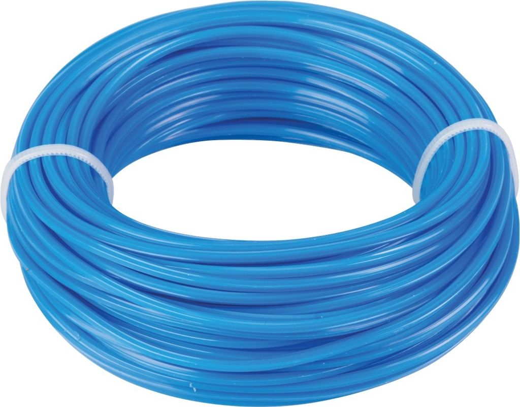 SILVERLINE Mähfaden aus Nylon 15 Meter 2 mm 868814 Rasentrimmerfaden