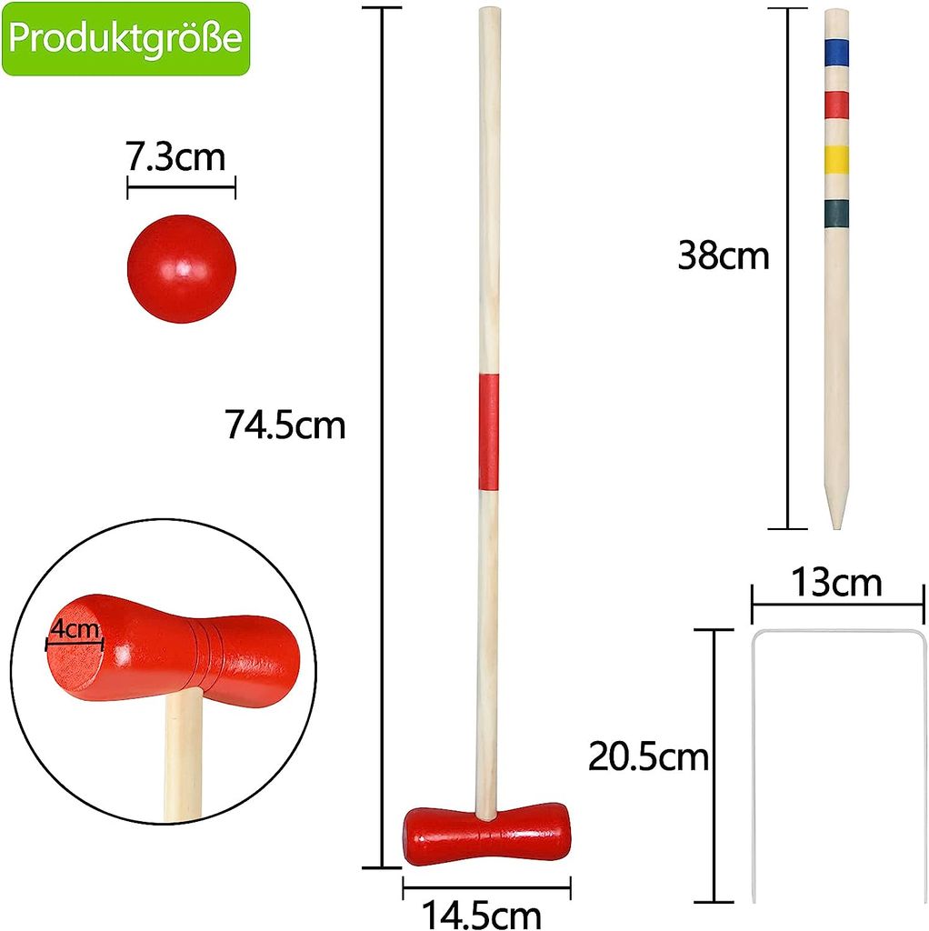 ACXIN Krocket Set Gartenrasenspiel Im Freien Kaufland de Acxin krocket set gartenrasenspiel im freien kaufland de