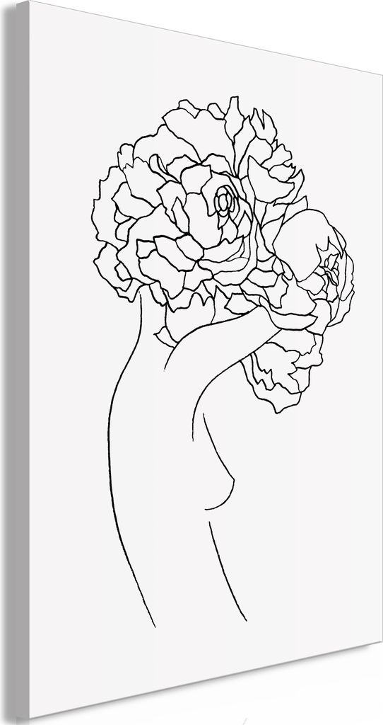 Italienischer Leinwand Leinwandbild - Gardener (1 Part) Vertical 40x60 cm Menschen g-A-0336-b-a