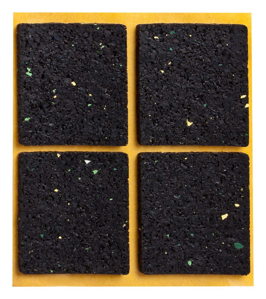 haggiy Antirutsch-Pad (Rutschhemmer für Möbel, Sofas, Tische) selbstklebend, quadratisch, 48 x 48 mm (4 Stk.)
