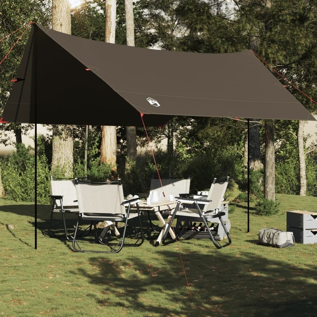 "im Angebot" Tarp Braun 462x306x211 cm Wasserdicht - Campingzelte CC17832