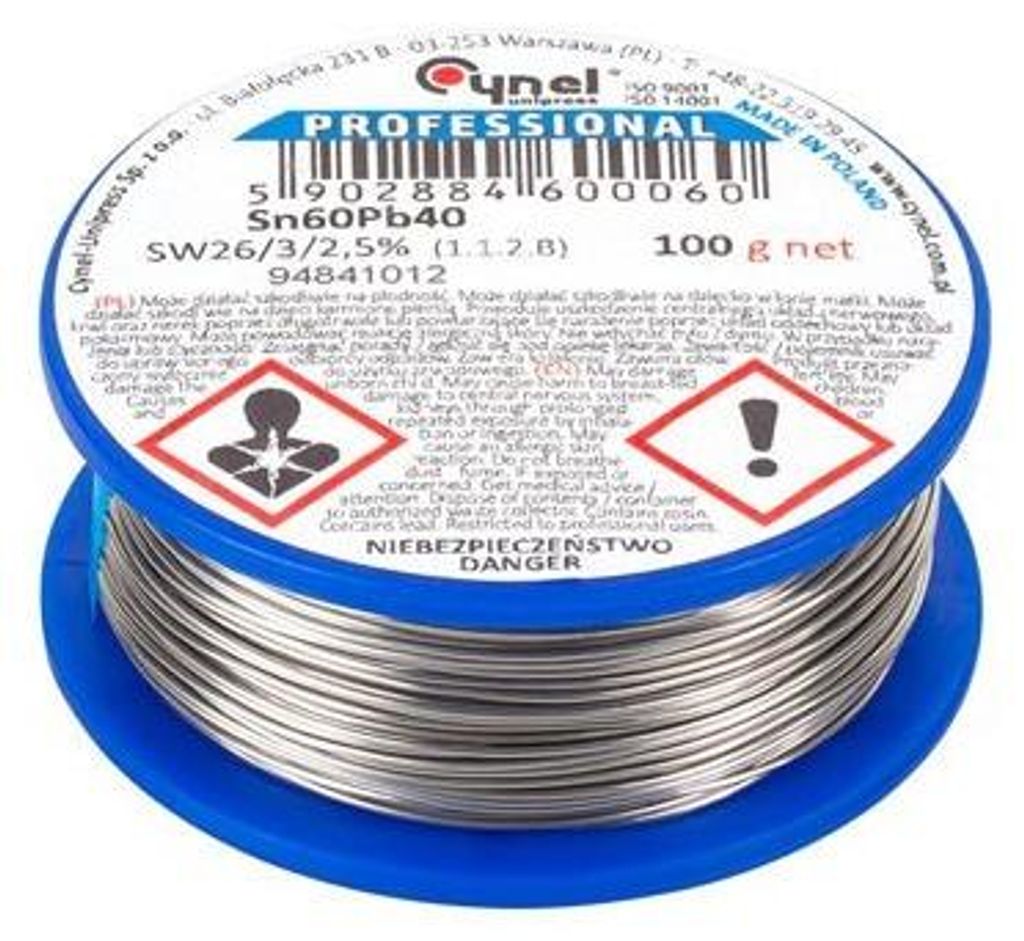 Rolle Lötdraht Cynel 1,2 mm 100 g Produktbild 