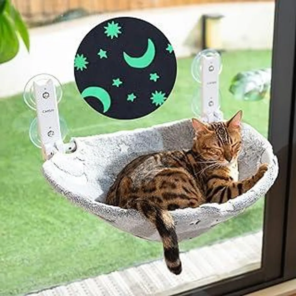 Amaca Gatto Finestra Design Stelle Luminose CATISM 50x36cm