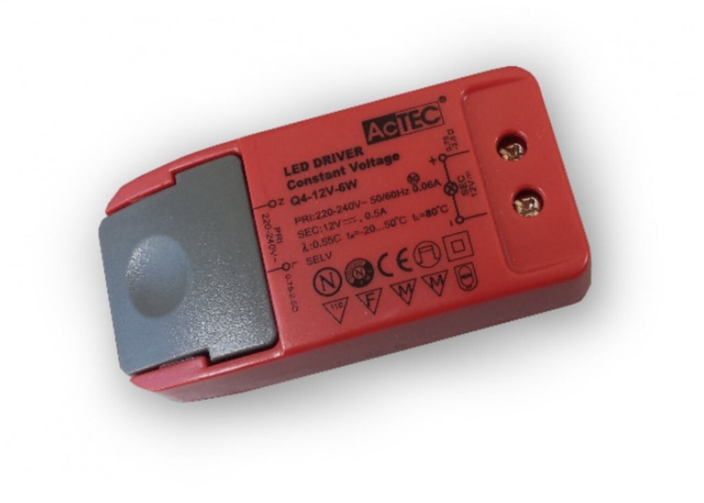 C-Light 12 V Mini LED Trafo AcTEC - 6 W