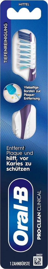 Oral-B Pro-Clean Clinical Cross-Action Handzahnbürste, 1 Produktbild 