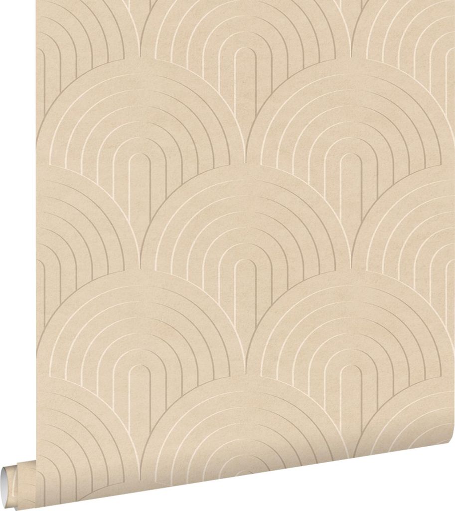 ESTAhome Tapete 3D Muster Beige 50 x 900 cm