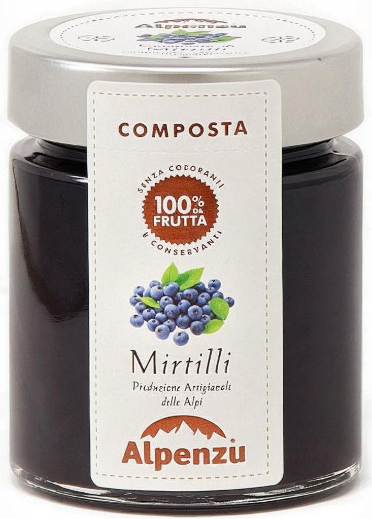 Composta di Mirtilli 100 % da Frutta, Produktbild 