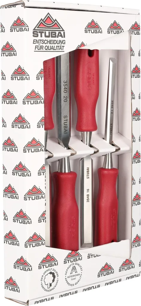 Set de ciseaux à bois professionnels STUBAI pour ébéniste et menuisier - 5