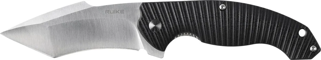 Couteau pliant Ruike P851-B noir pour camping, bushcraft et survie