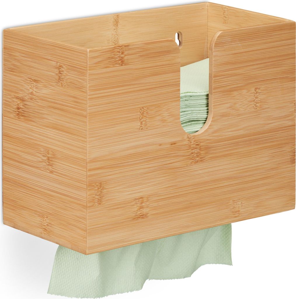 Relaxdays Papierhandtuchspender, für H2 Papierhandtücher, Produktbild 