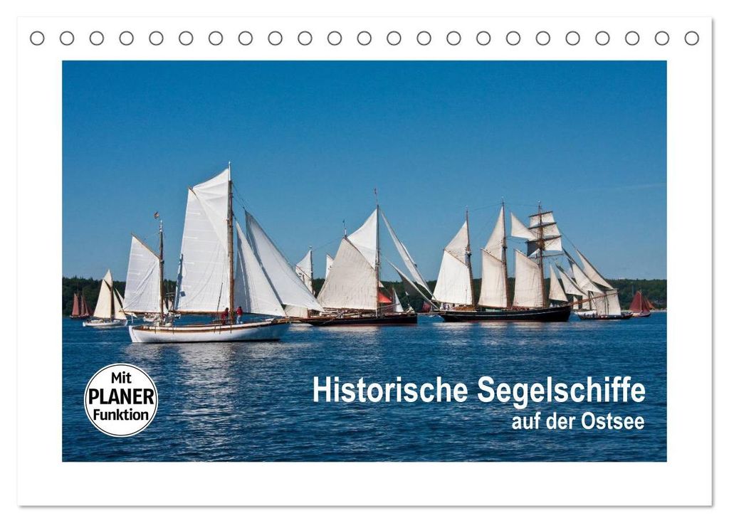 Historische Segelschiffe auf der Ostsee (Tischkalender 2027 DIN A5 quer), CALVENDO Monatskalender