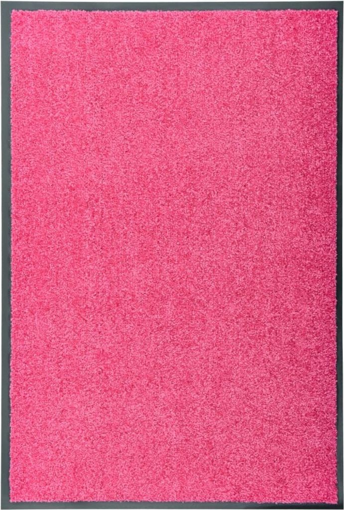 The Living Store Fußmatte Waschbar Rosa 60x90 cm
