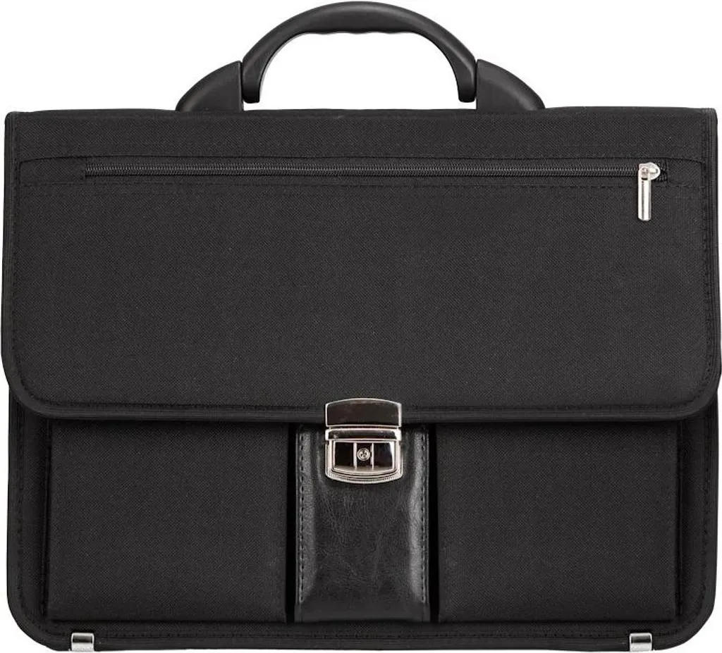 REAbags 8001/1-T Borsa Professionale Nera Nichel - Design e Funzione