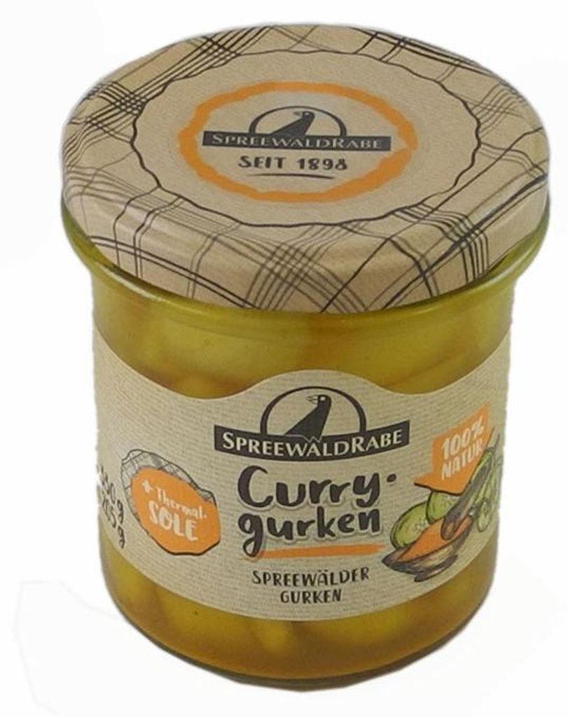 Premium Currygurken von Spreewald-Rabe (330 g) Produktbild 