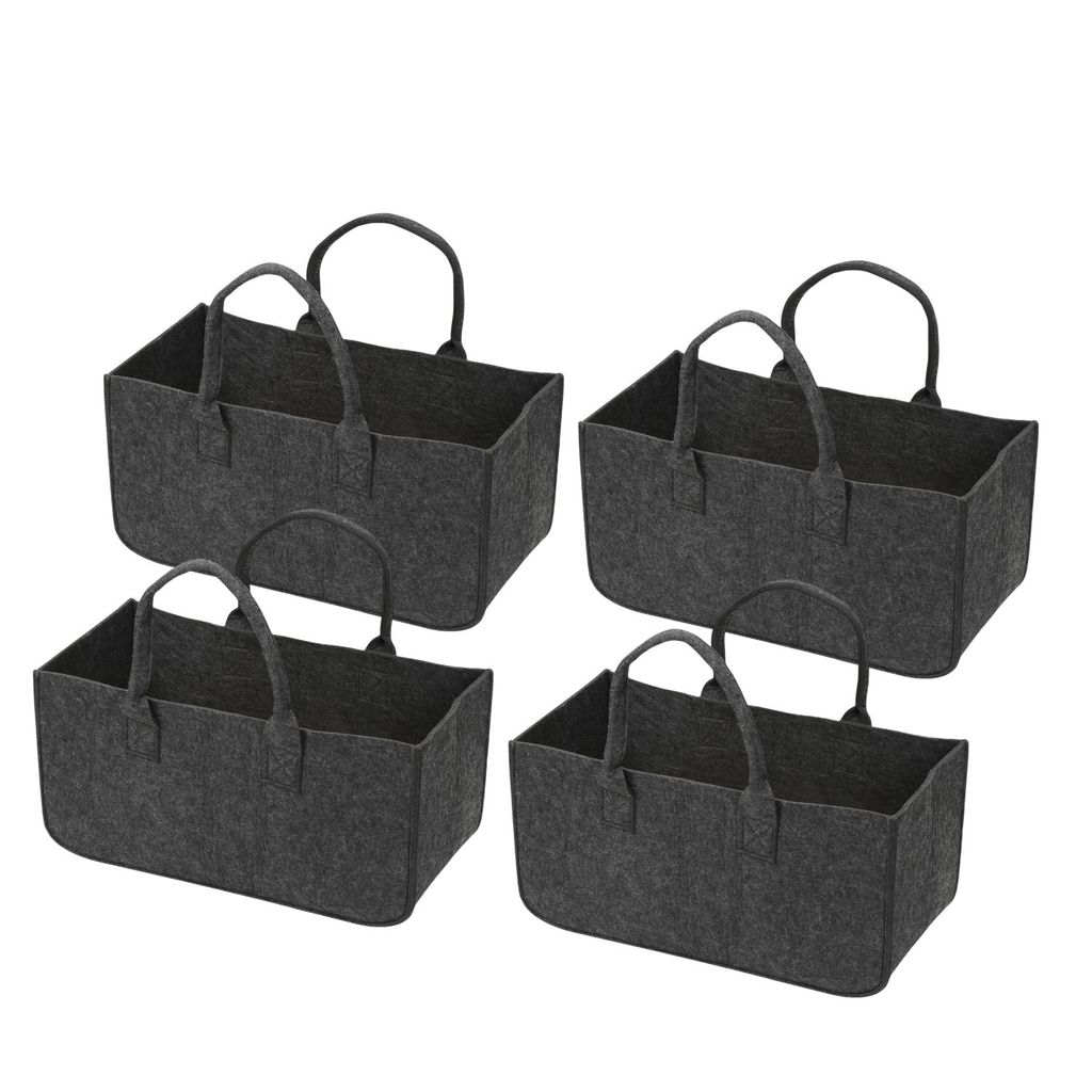 Jayseuw Sacs en feutre pour bois de chauffage 4 pièces 50 x Image du produit 