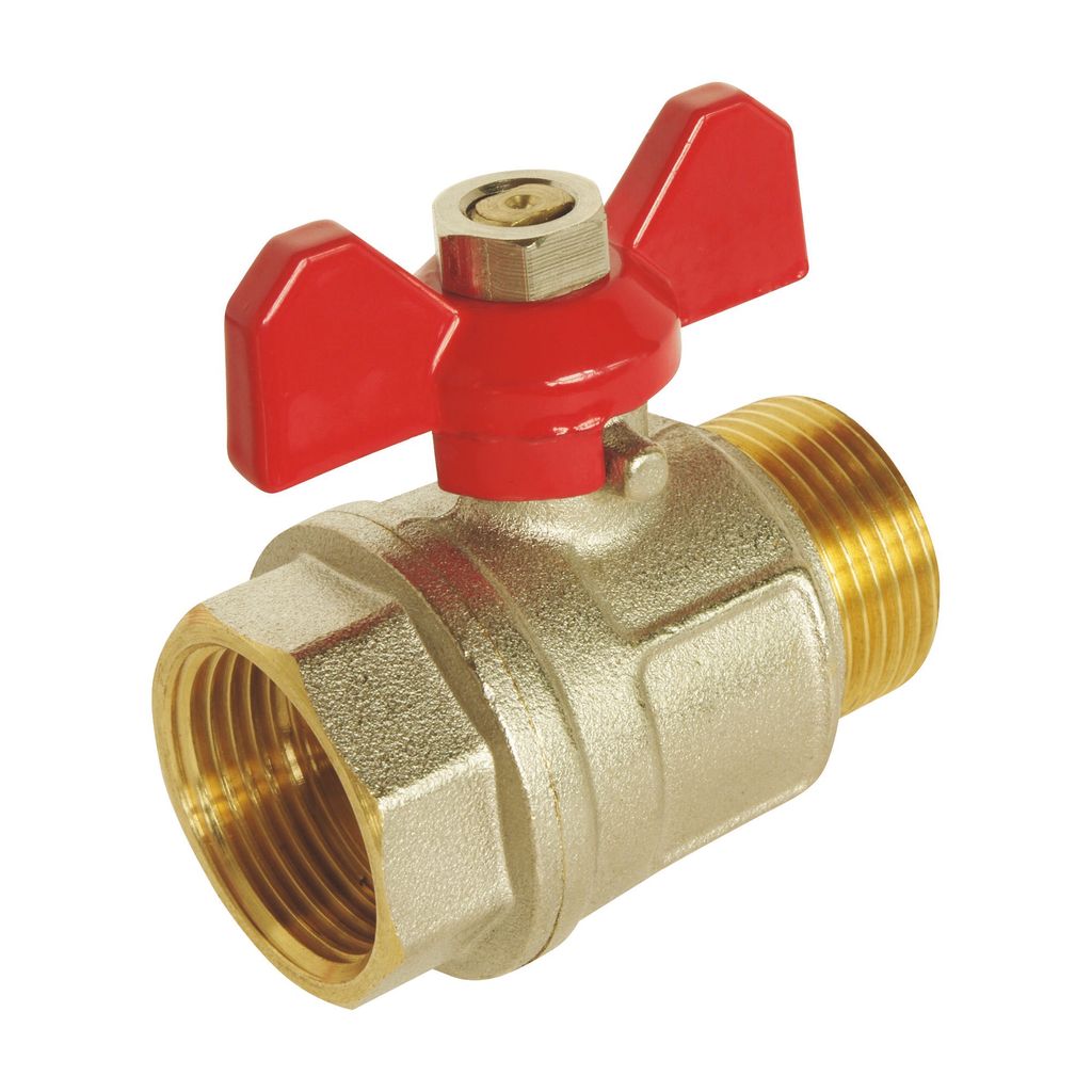 SOMATHERM FOR YOU – Kugelhahn – Außengewinde/Innengewinde 20/27 – Drehgriff – Optimaler Wasserdurchfluss dank vollem Durchflussquerschnitt...