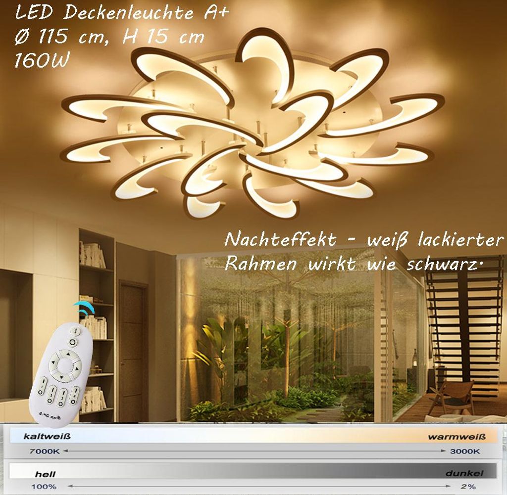 2127-15 LED stropné svietidlo s diaľkovým ovládaním, s Obrázok produktu 