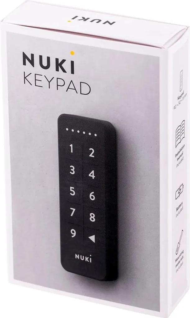 Clavier à Code Nuki pour Serrure Intelligente - Pavé Numérique Bluetooth - 11