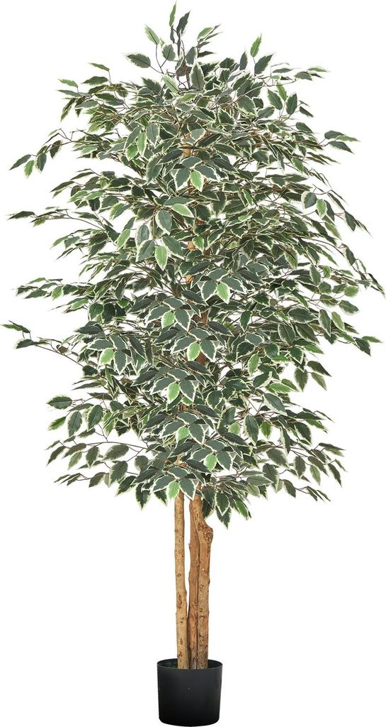 VEVOR Ficus artificiel, 1,8 m, avec pot noir, plante ficus Image du produit 