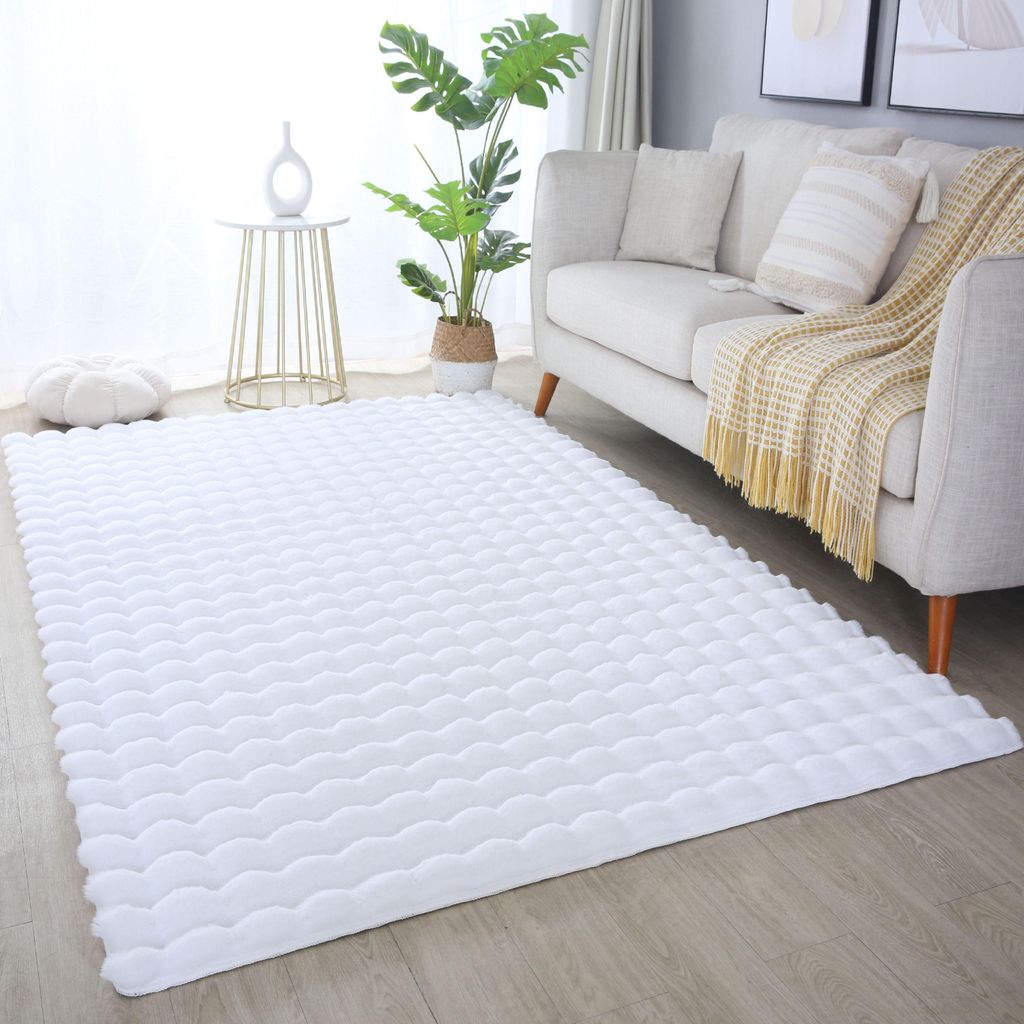 Homebyhome Tappeto a Pelo Alto Soffice per Soggiorno Immagine del prodotto 