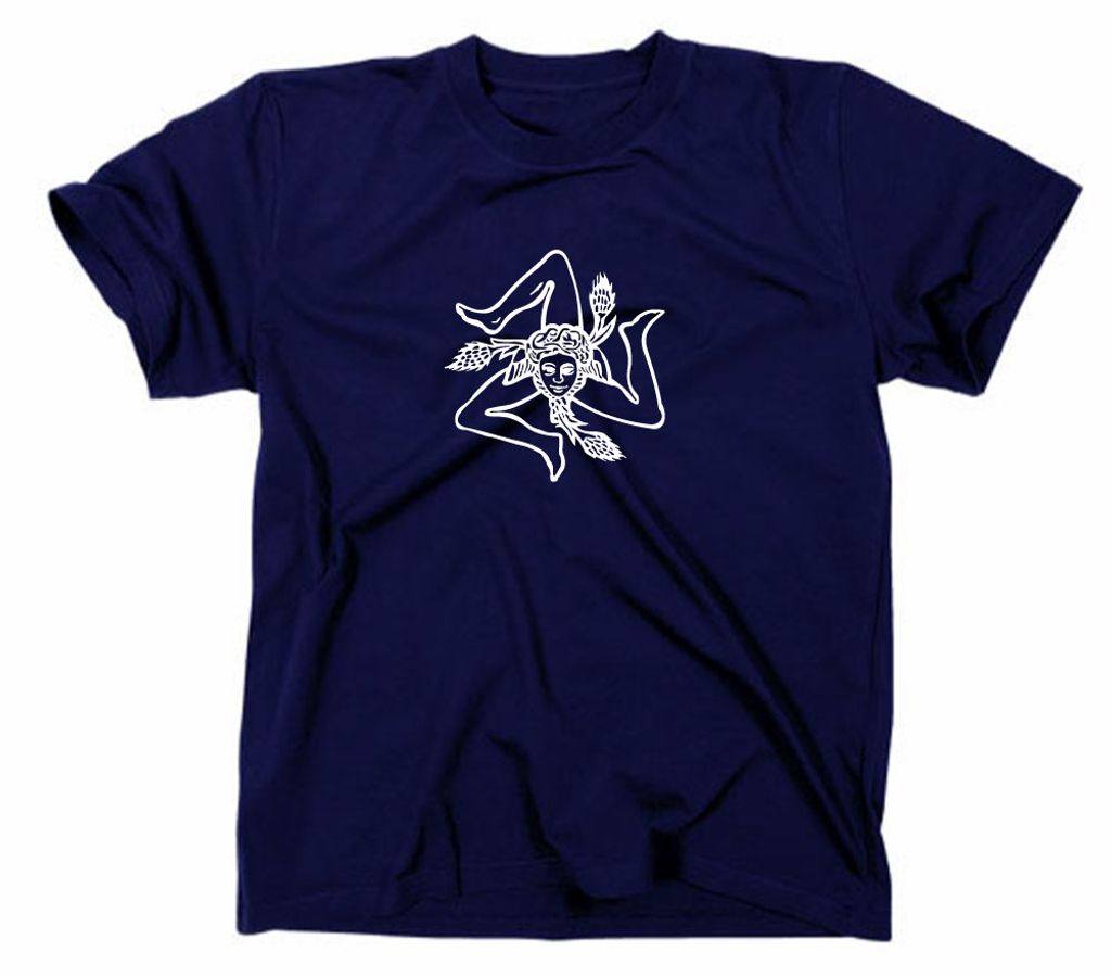 Styletex23 T-Shirt Sizilien Flagge Italien, navy, XXL