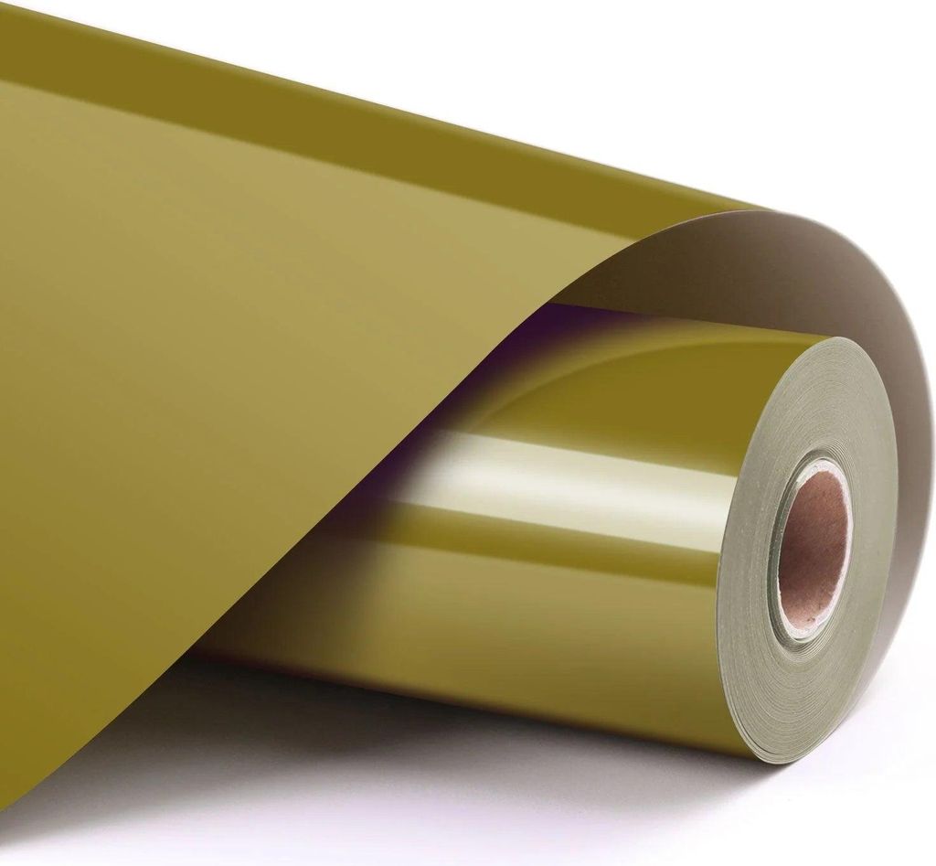 LOKLiK Permanent klebendes Vinyl glänzend 30.5 x 180 Plotter – Gold