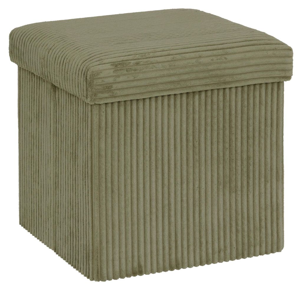 Klapphocker arum grün khaki 38x38cm - Atmosphera créateur d'intérieur