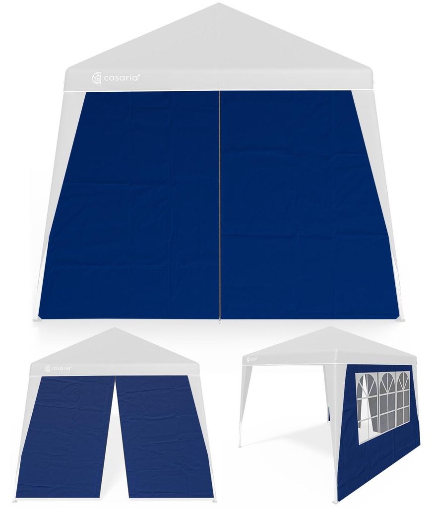CASARIA 2x Seitenteilen für Pavillon 3x3m Blau Produktbild 