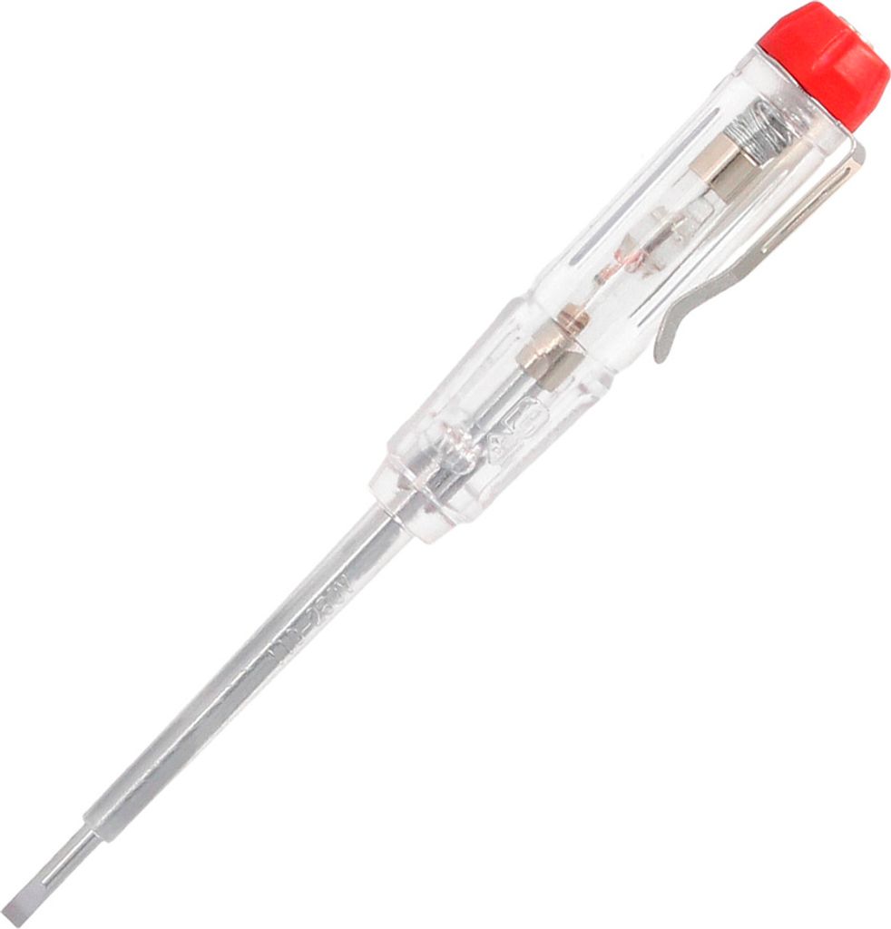 WOLFPACK LINEA PROFESIONAL 02221332 Schraubendreher 140 mm, Multicolor, mit farbigem Gewindelochsucher