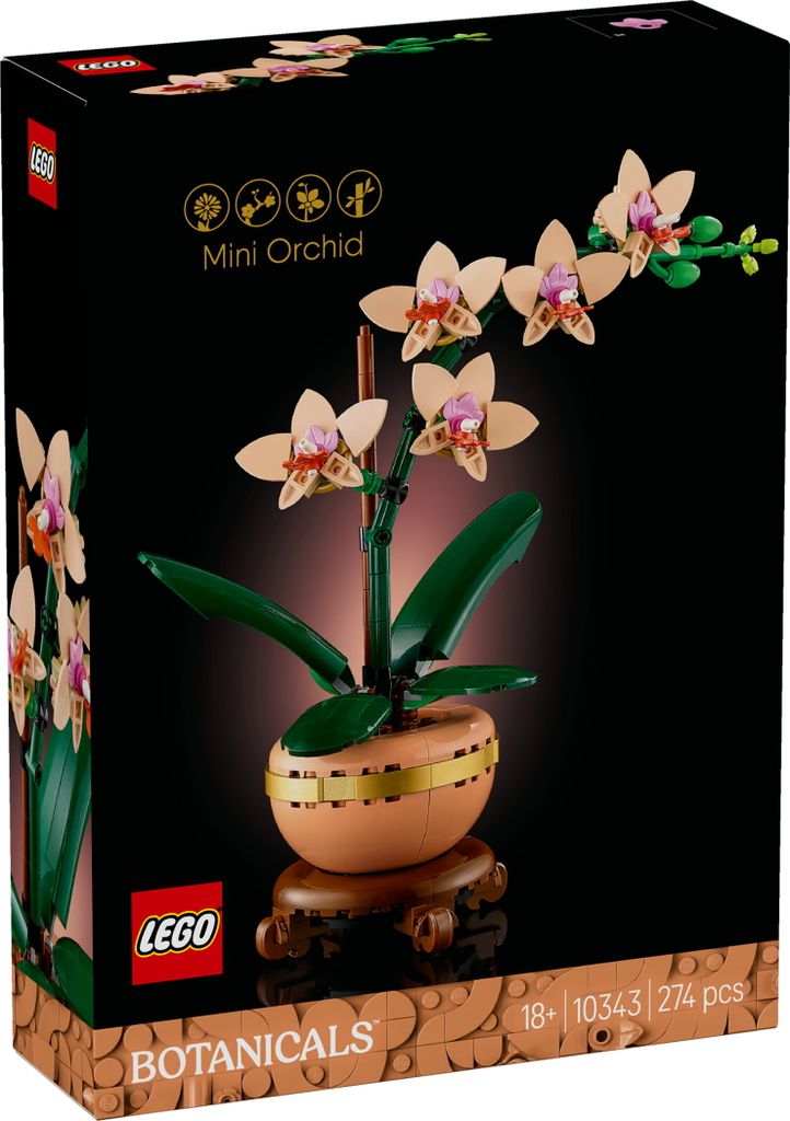 LEGO ICONS 10343 The Botanical Collection - Mini Orchid Obrázek produktu 