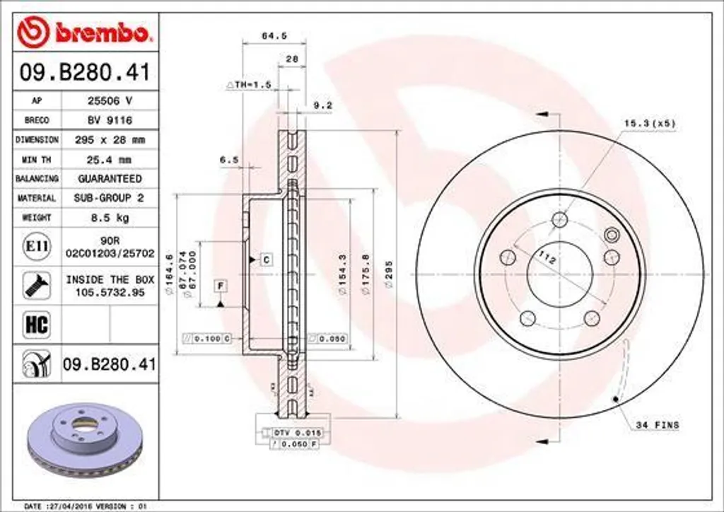 Disque de Frein Avant pour Mercedes W204 et W212 - Sécurité et Endurance
