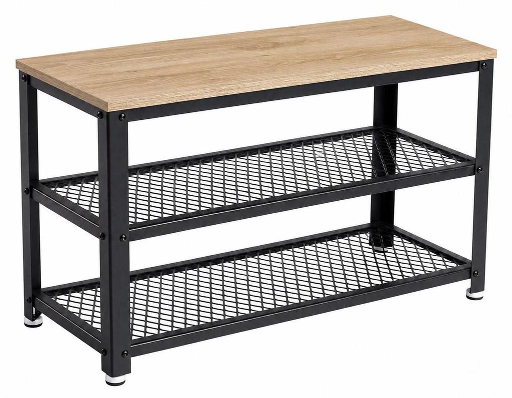 Schuhregal schmal L 73 cm x B 30 cm x H 45 cm, Schuhbank Produktbild 