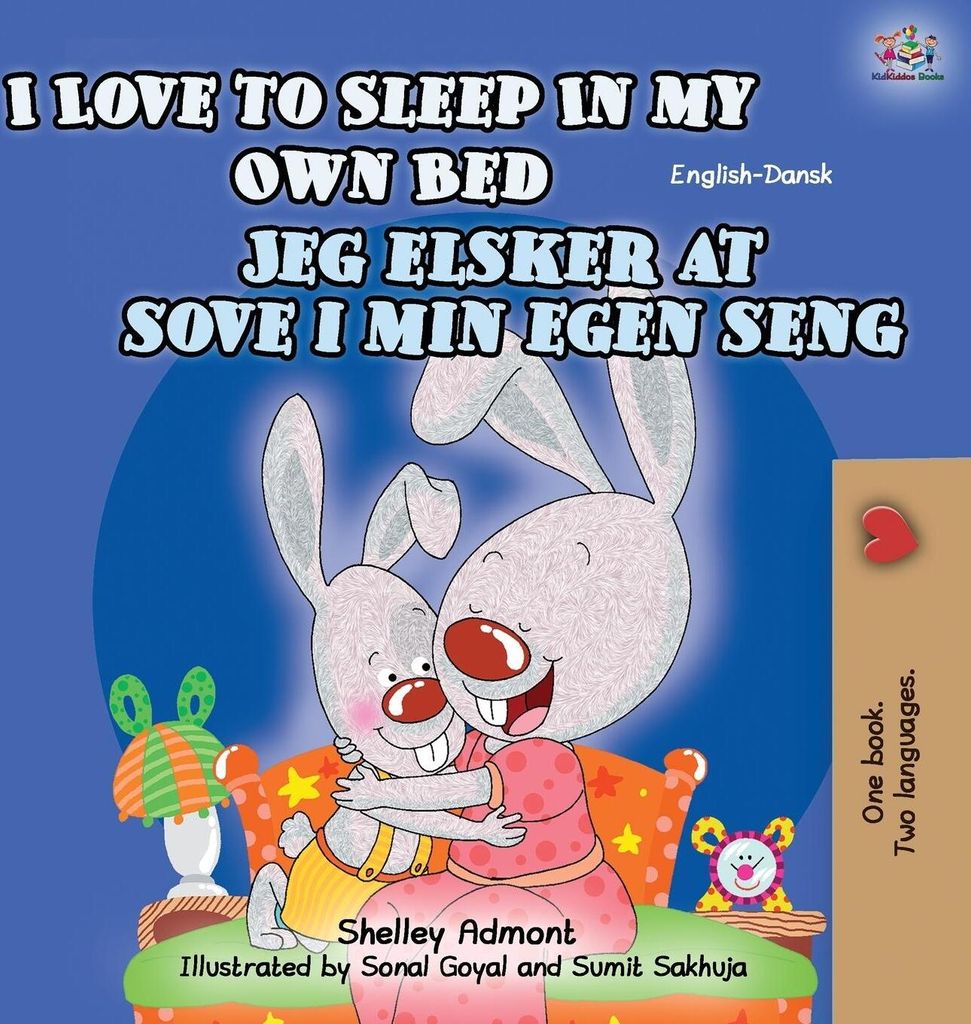 I Love to Sleep in My Own Bed (English Danish Bilingual Book for Kids)