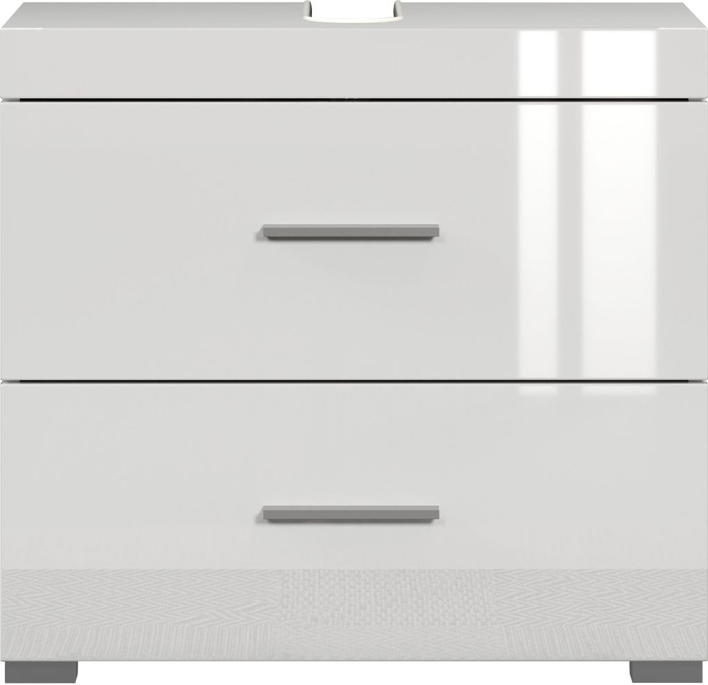 AmandaMandoBea wastafel wit hoogglans, wit. Productafbeelding 