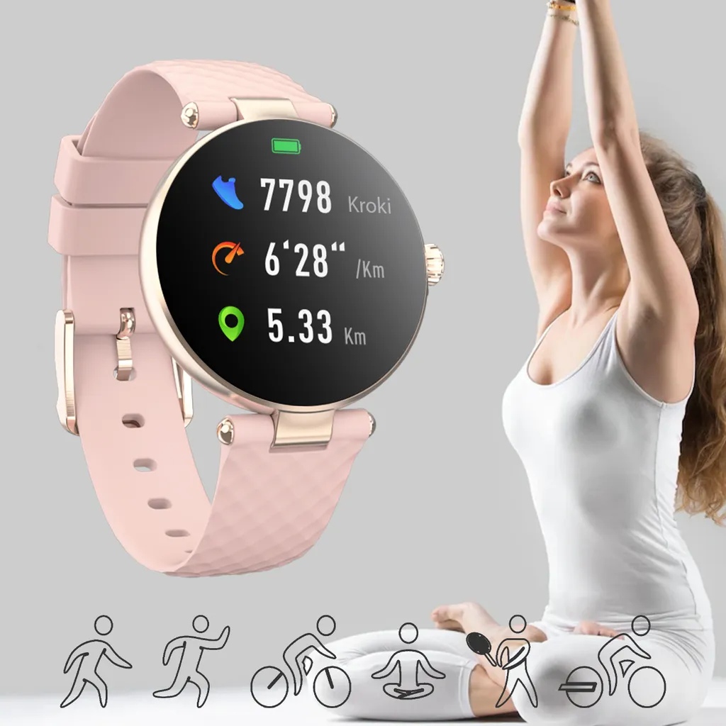 Smartwatch Forever SB-305 IP68: Precisione Medica e Display IPS 1.08" - 5