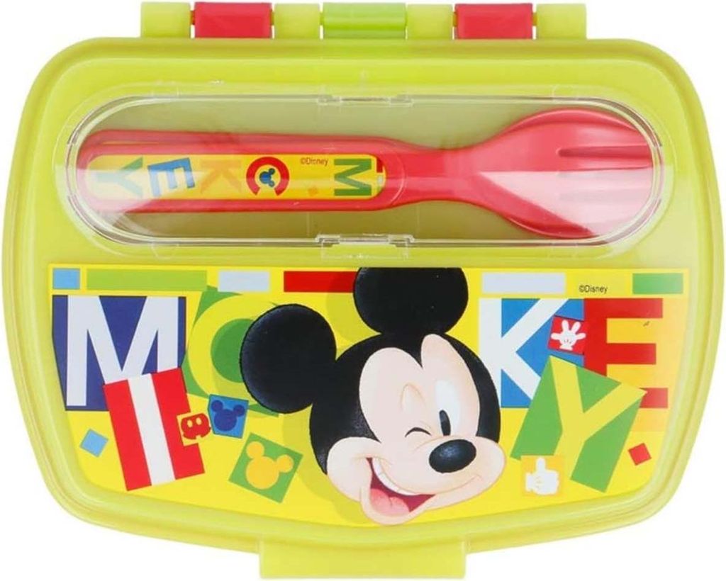 Mickey Mouse - Lunchbox mit Besteck-Set