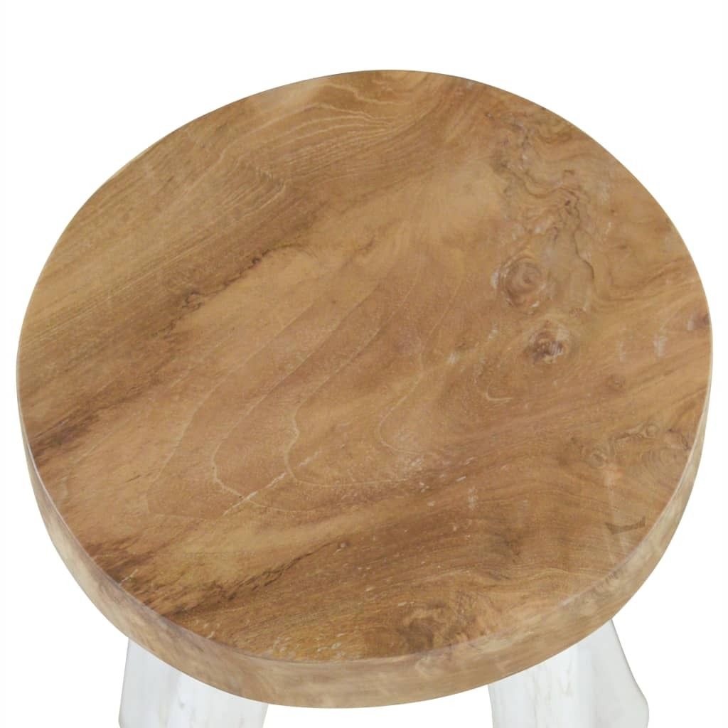 "Winterschlussverkauf "1 Pcs Barhocker - CLORIS - Barstuhl - Optimal Komfort, Teak Massivholz - 37 x 37 x 76 cm - DEMöbel7040684
