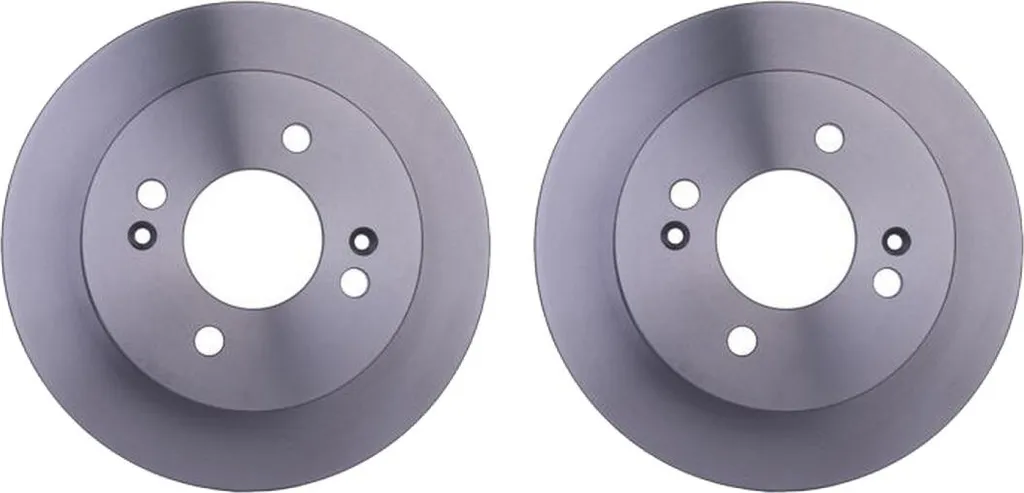 Disques de Frein Arrière Pleins HELLA - Kit de 2 pour KIA i10 et DODGE