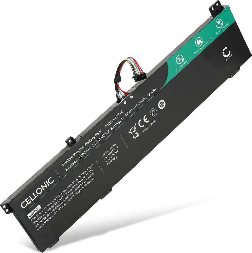 Batteria Potenziata Lenovo Legion 5 17ACH6H 17ITH6 L20C4PC2 CELLONIC