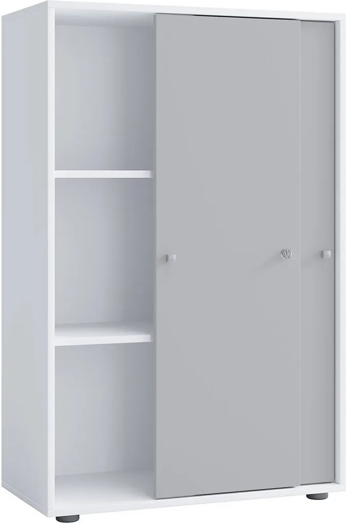 Armoire de Bureau Design 2 Portes LonaXLST - Structure Acier Robuste