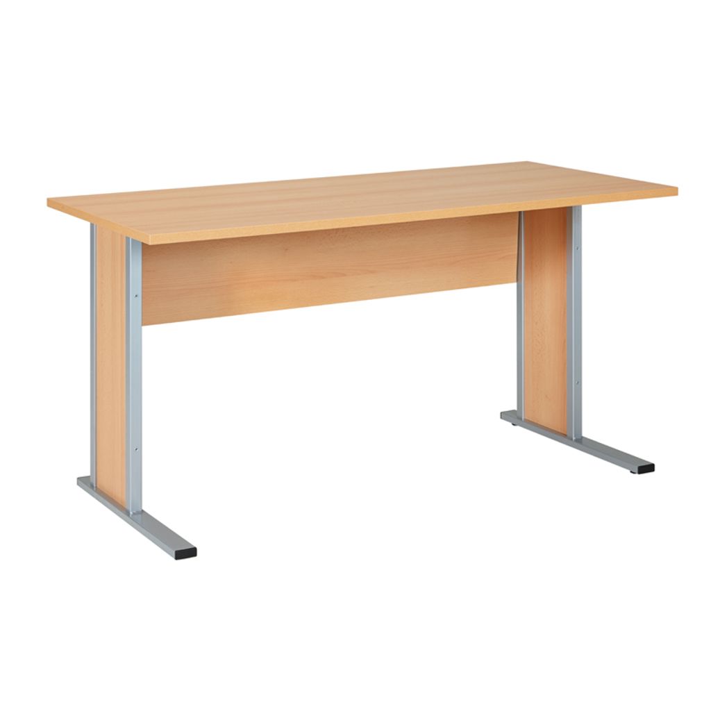 Schreibtisch TYP4000 Buche hell, Breite 140cm