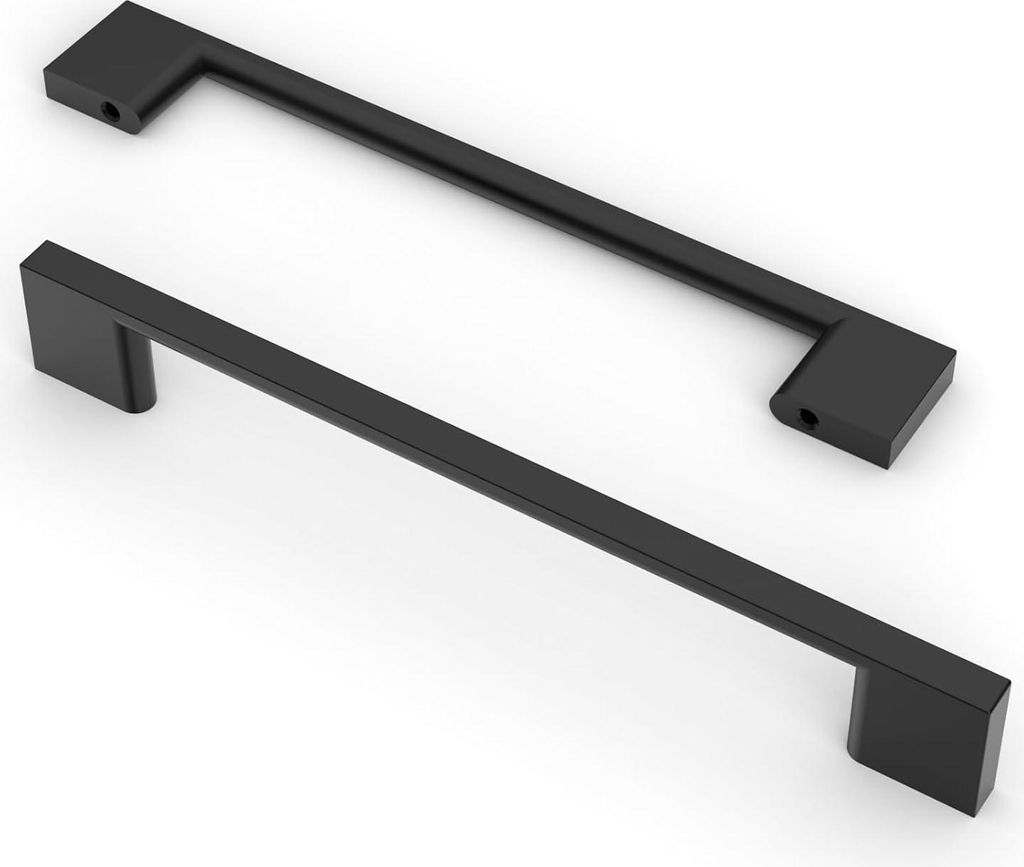 Kastengriffe Set - 10 Stück - Schwarz - 160 mm
