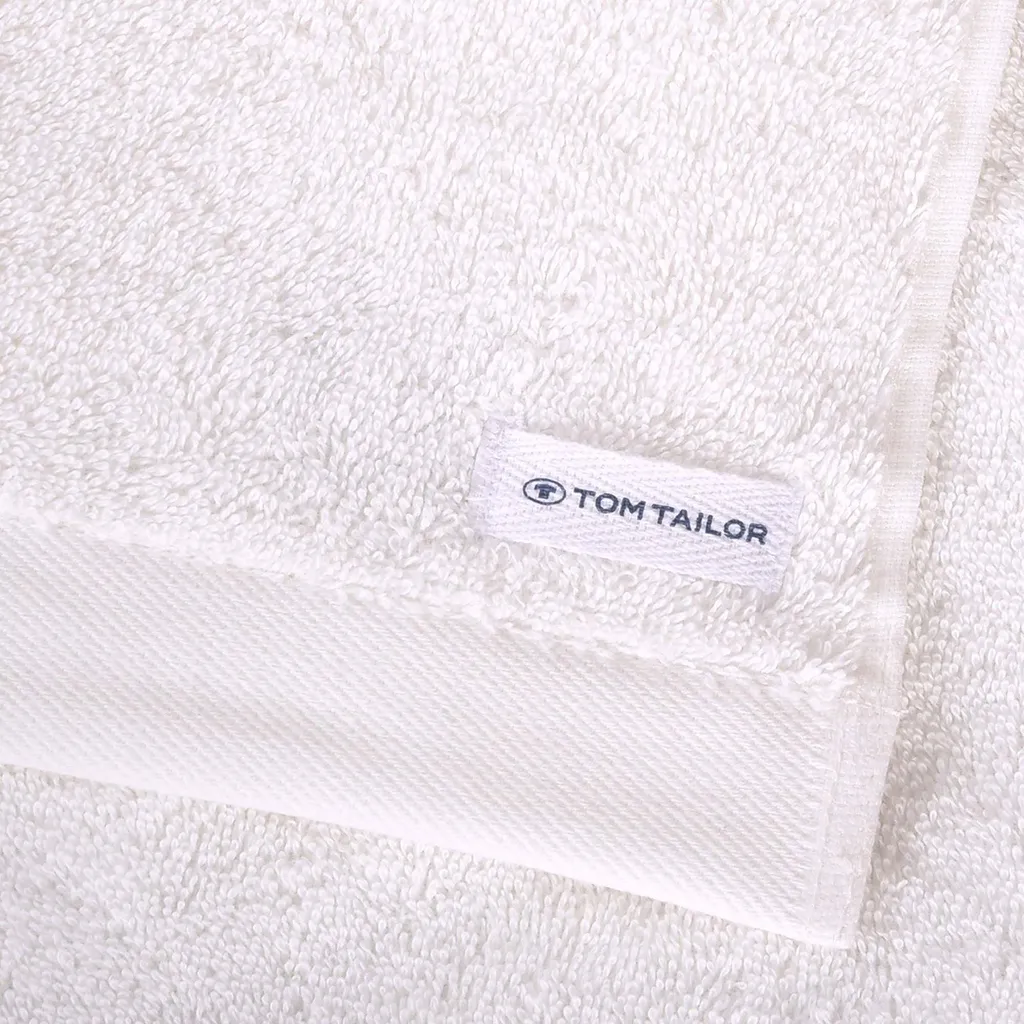 Asciugamano 30x50 Tom Tailor in spugna crema 500 g/m2