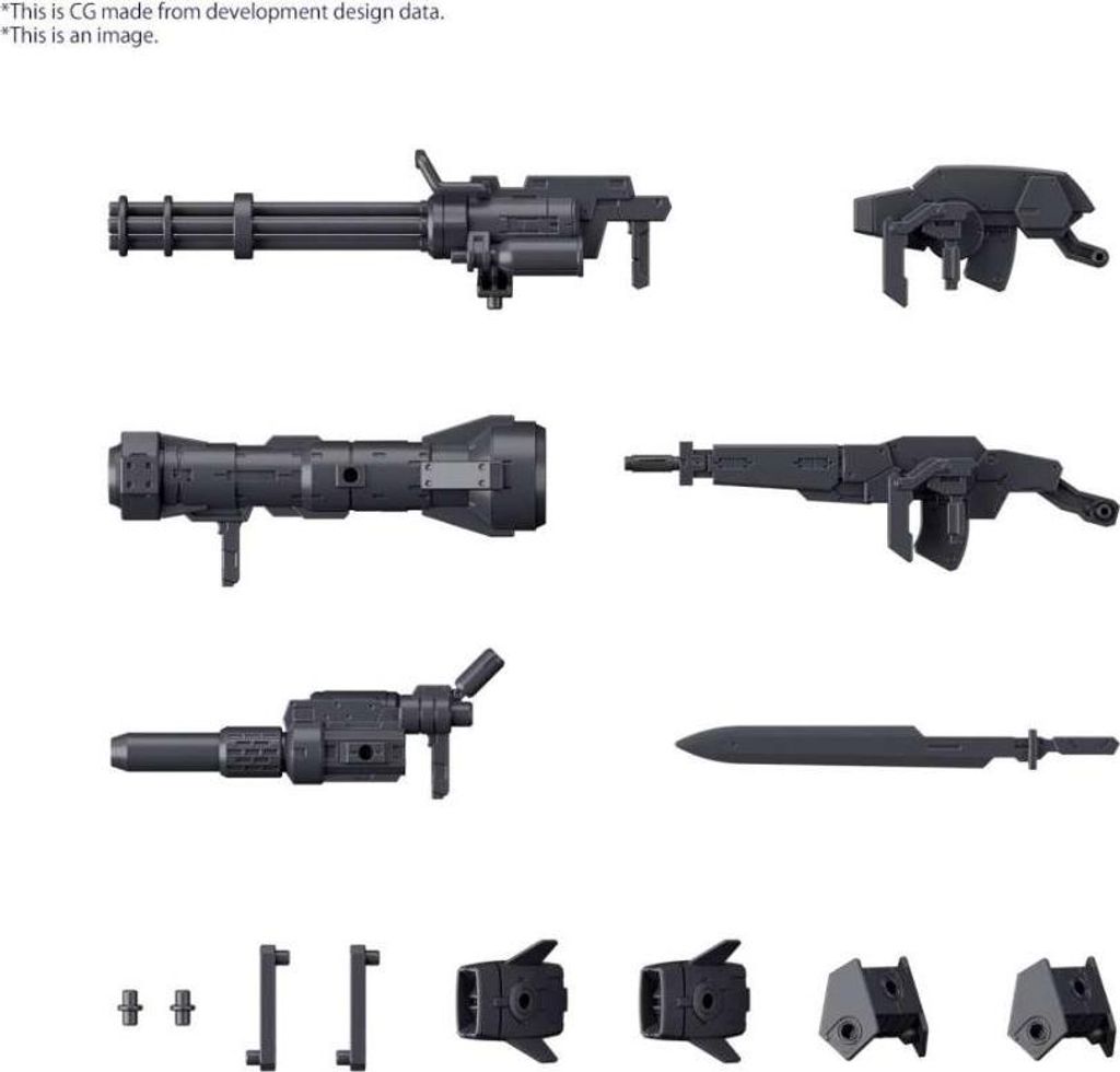 Bandai Model Kit Gunpla - Hg Amaim Weapon Set 7