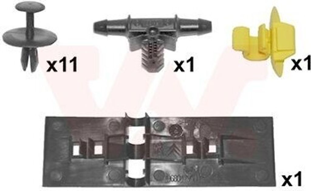 VAN WEZEL Montagesatz Motorhaube 4042797 Vorne passend für PEUGEOT 308 SW I (4E, 4H)