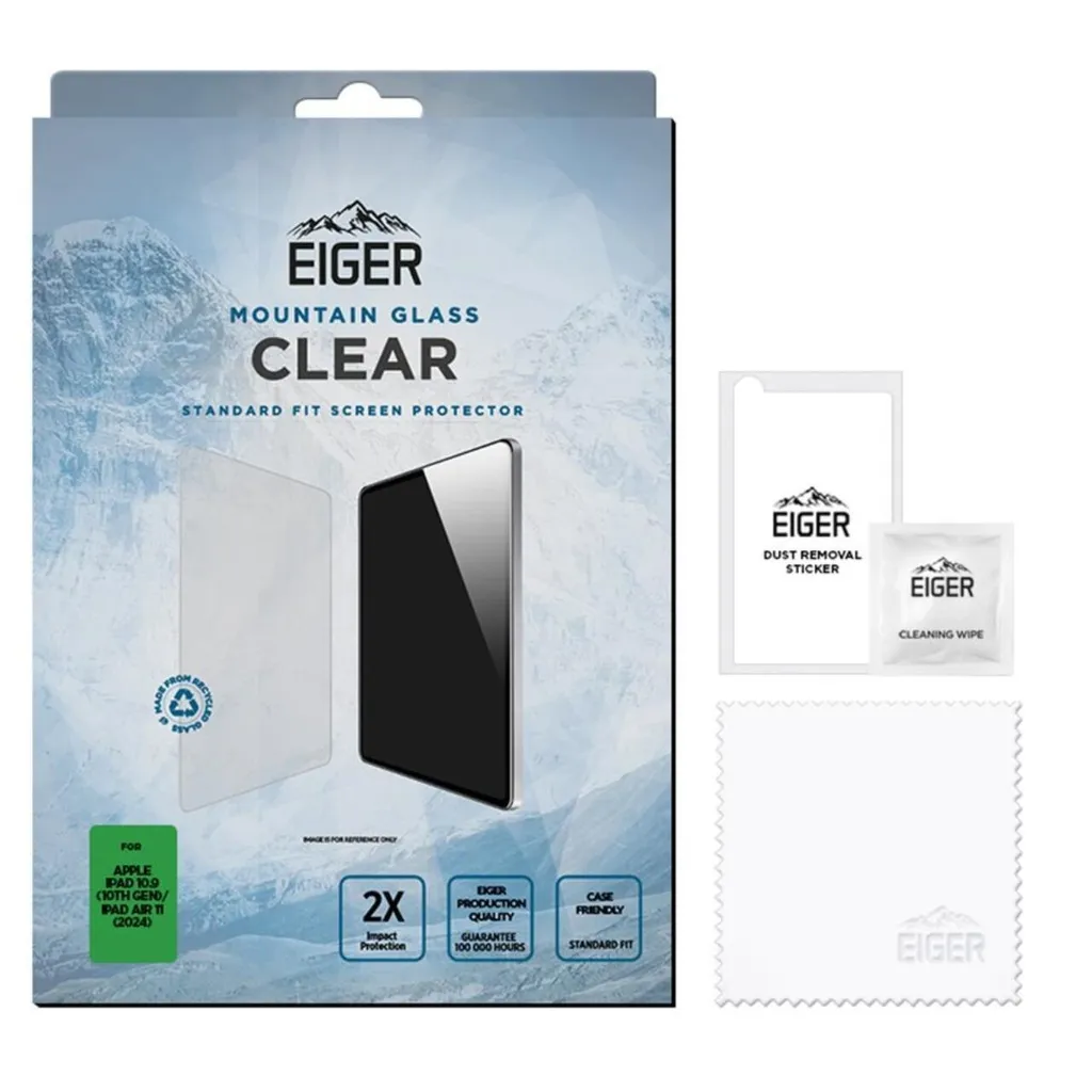 Eiger Schutzglas Apple iPad Pro 11 pouces vitre protection écran 9H - 6