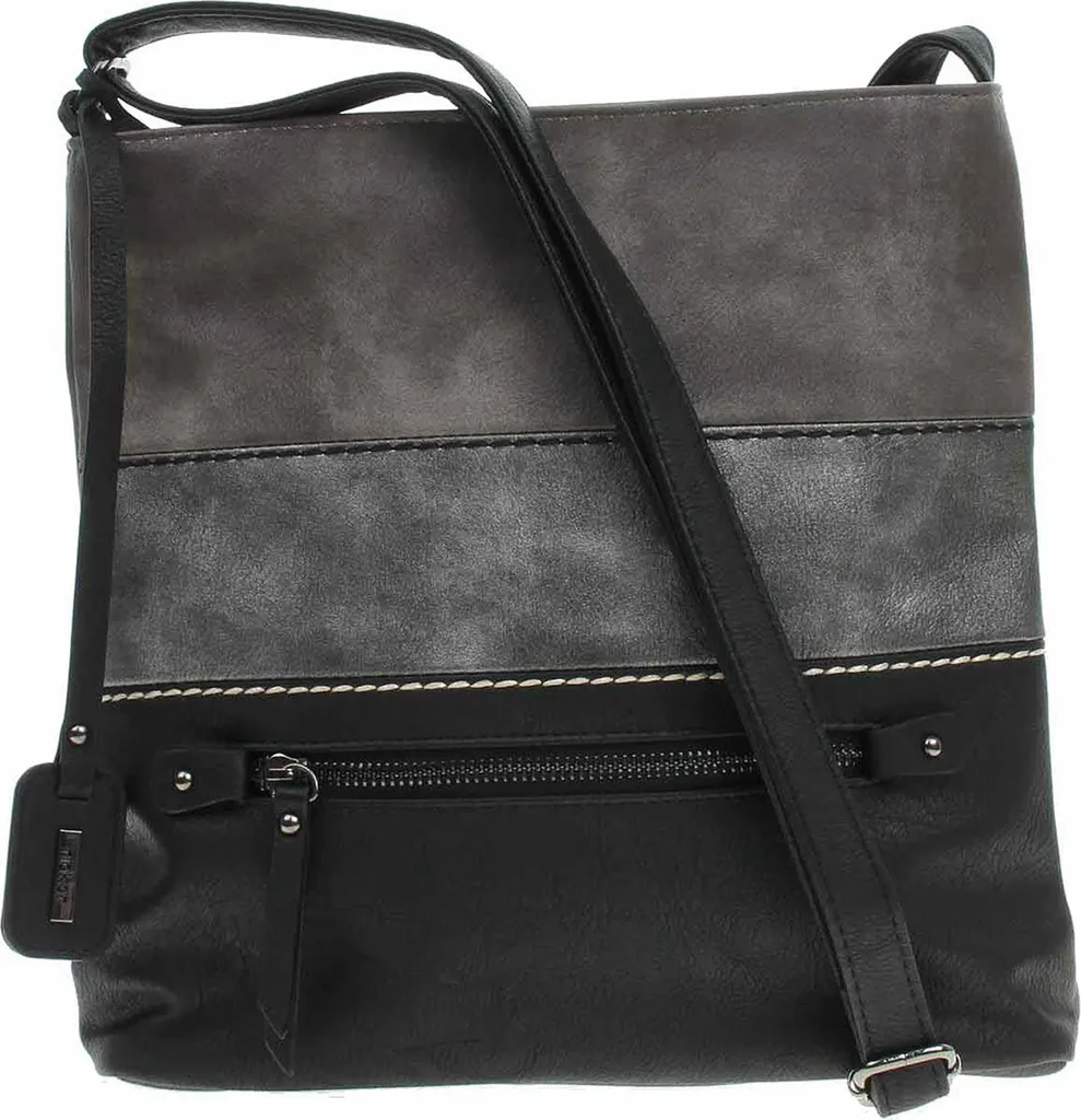 Grand sac cabas femme Rieker gris anthracite H1301-45 style citadin