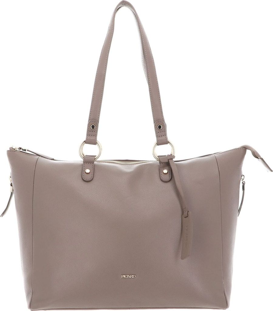 PICARD Schultertasche mit Laptopfach Java Shopper Chai braun