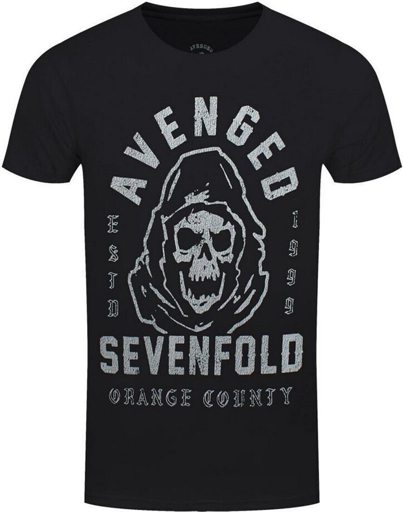 Avenged Sevenfold - "So Grim Orange County" T-Shirt für Herren/Damen Uni RO9925 (XL) (Schwarz)